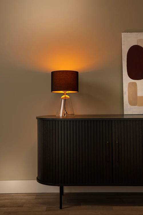 Lucide CAMPANA - Lampe de table - 1xE27 - Transparent - ambiance 1